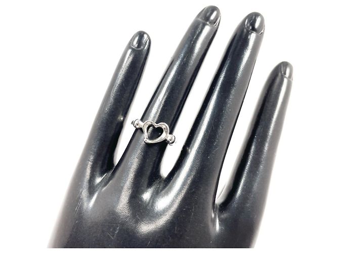 Tiffany & Co. Open Heart Elsa Peretti Ring Silber - Ansicht 7