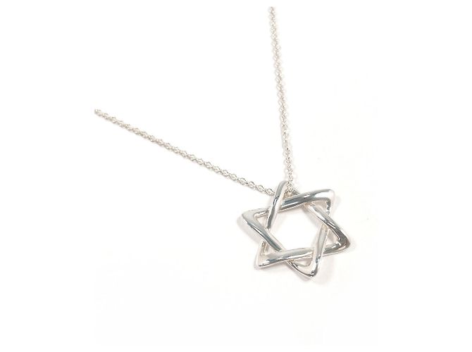 Tiffany & Co Collana Tiffany Star of David Elsa Peretti Argento - vista 2