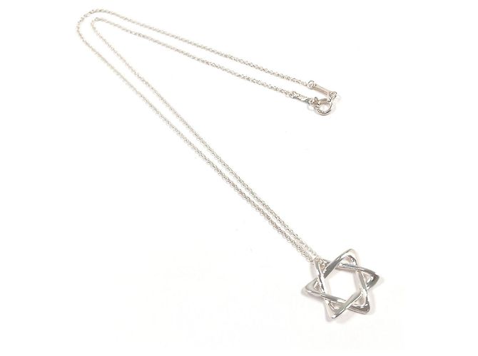 Tiffany & Co Collana Tiffany Star of David Elsa Peretti Argento - vista 3