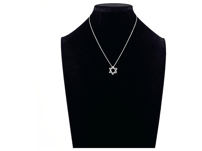 Tiffany & Co Collana Tiffany Star of David Elsa Peretti Argento - vista 6