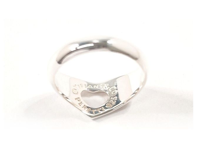 Tiffany & Co. Open Heart Elsa Peretti Ring Silber - Ansicht 3