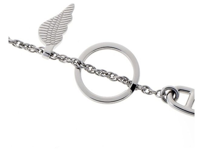 Ring Hermès Portachiavi Bon Voyage in argento Hermes - vista 2