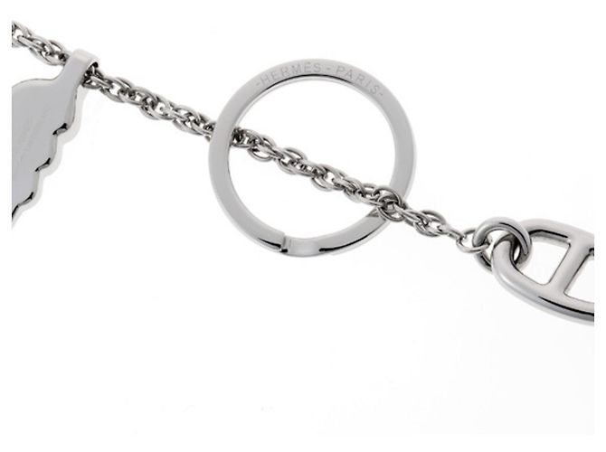 Ring Hermès Portachiavi Bon Voyage in argento Hermes - vista 3