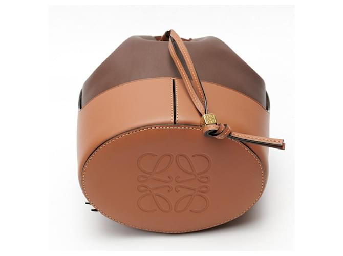 Borsa a tracolla Loewe Balloon Bag Small Marrone - vista 4