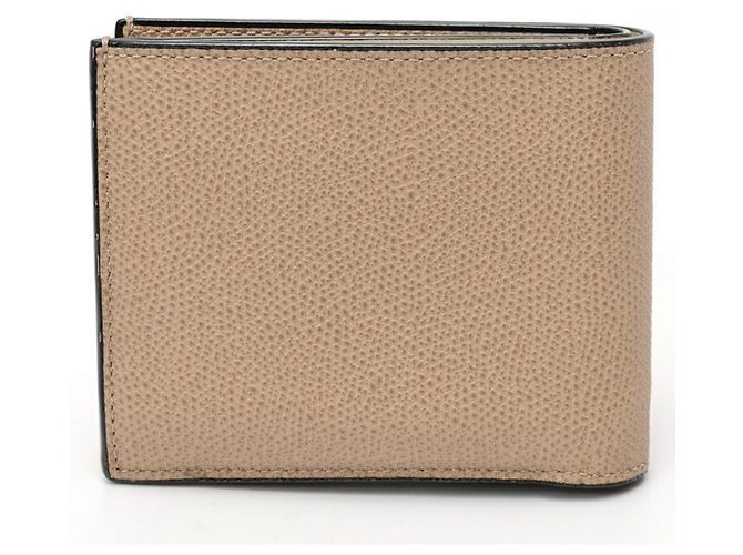 Valextra Bi-fold Wallet aus graulichem Kalbsleder - Ansicht 2