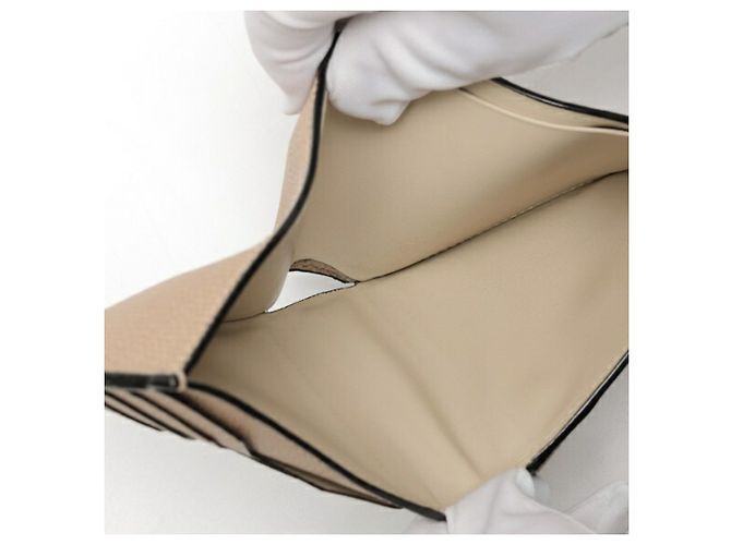 Valextra Bi-fold Wallet aus graulichem Kalbsleder - Ansicht 6