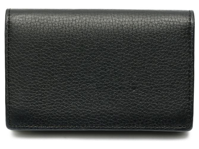 Loewe Kartenetui aus schwarzem Leder - Ansicht 2