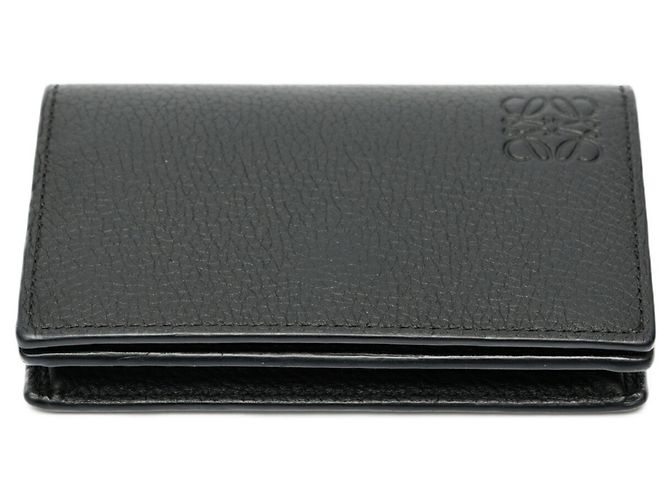 Loewe Kartenetui aus schwarzem Leder - Ansicht 3