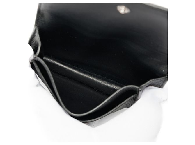 Loewe Kartenetui aus schwarzem Leder - Ansicht 5