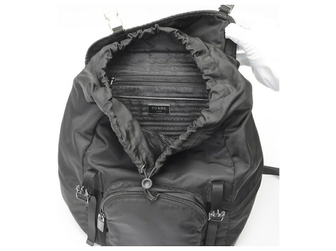 Prada Nylon Rucksack 1BZ039 Schwarz - Ansicht 7
