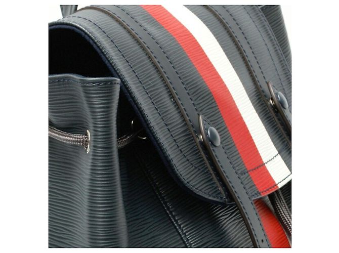 Zaino Louis Vuitton Christopher PM Blu navy - vista 7