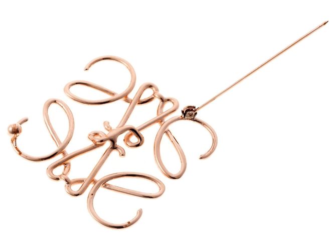 Spilla Anagramma Loewe Oro Rosa D'oro - vista 4