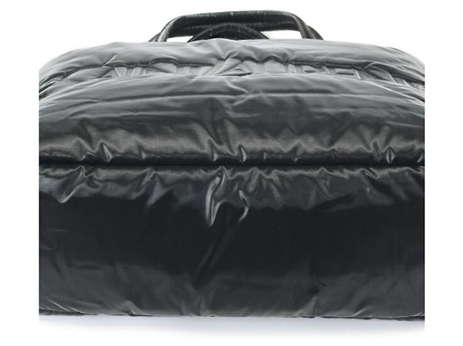 Borsa Tote Puffer Ampia Saint Laurent Nero - vista 4