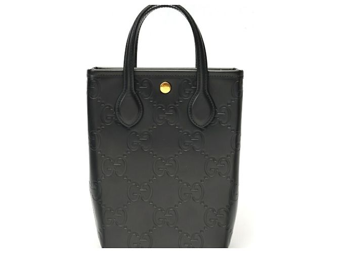 Borsa a tracolla Gucci Super Mini Nero - vista 3