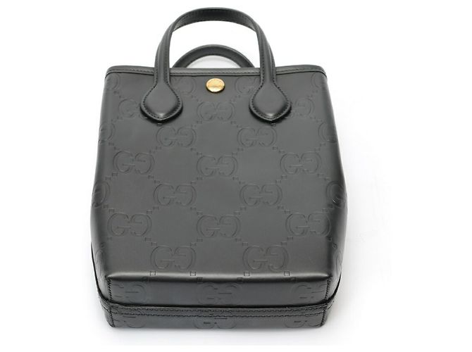 Borsa a tracolla Gucci Super Mini Nero - vista 4