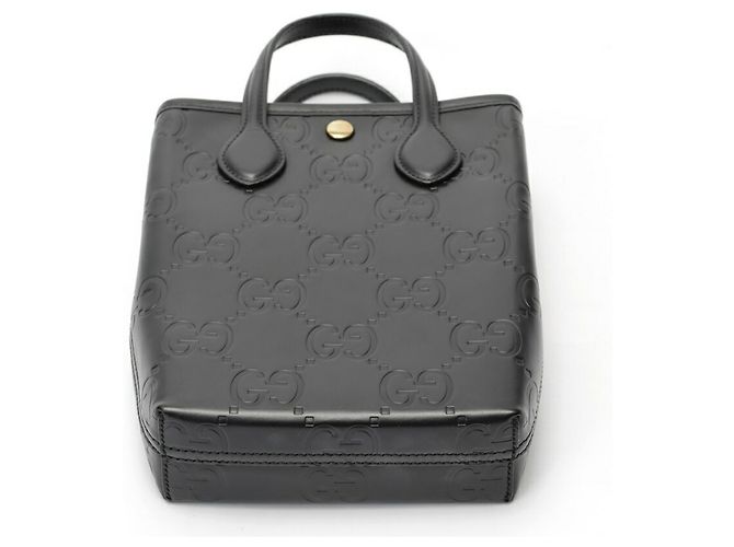 Borsa a tracolla Gucci Super Mini Nero - vista 5