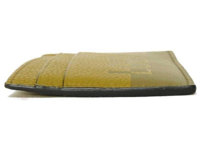 Tarjetero liso Loewe Signature Castaño Verde oliva - vista 12