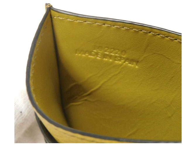 Tarjetero liso Loewe Signature Castaño Verde oliva - vista 7