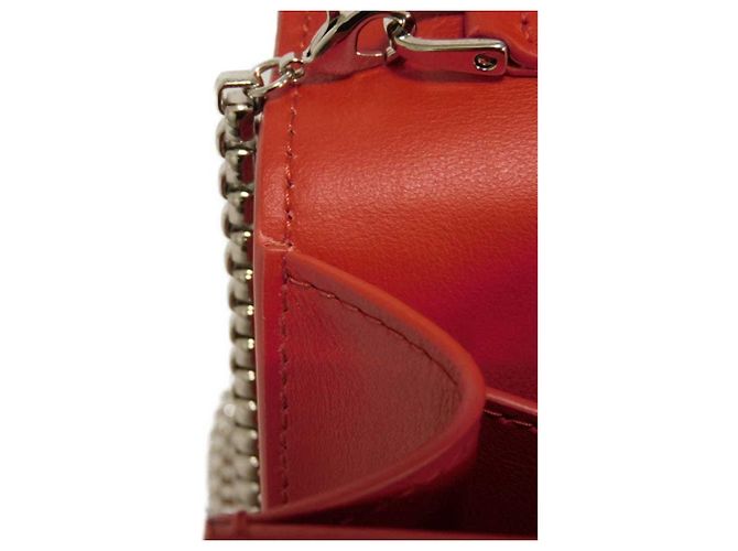 Gancini Borsa a tracolla in pelle rossa Salvatore Ferragamo Rosso - vista 12