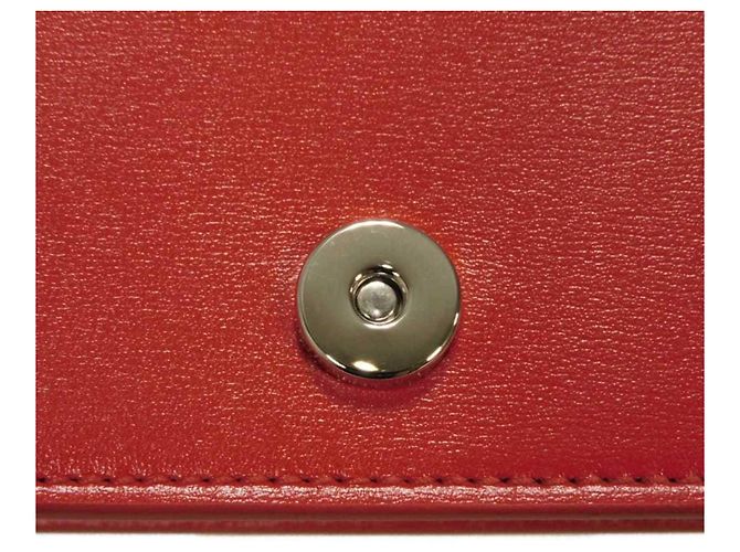 Gancini Borsa a tracolla in pelle rossa Salvatore Ferragamo Rosso - vista 15