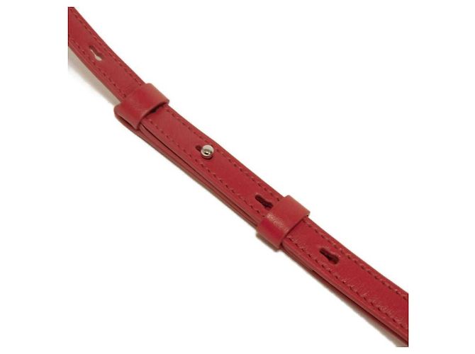 Gancini Borsa a tracolla in pelle rossa Salvatore Ferragamo Rosso - vista 22