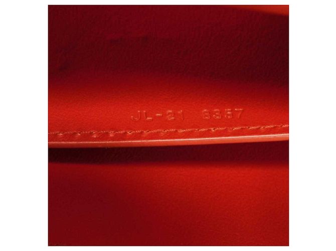 Gancini Borsa a tracolla in pelle rossa Salvatore Ferragamo Rosso - vista 9