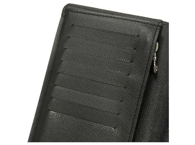 Portafoglio lungo Louis Vuitton Brazza Nero - vista 10