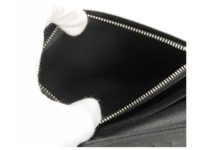 Portafoglio lungo Louis Vuitton Brazza Nero - vista 15