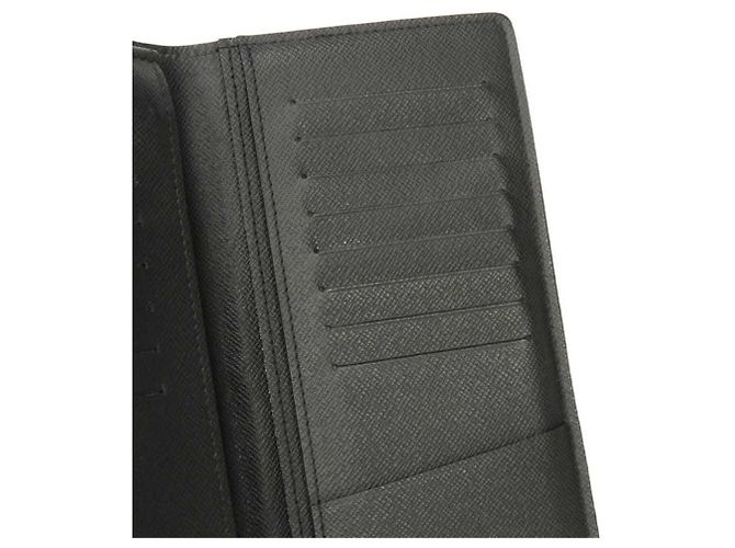 Portafoglio lungo Louis Vuitton Brazza Nero - vista 8