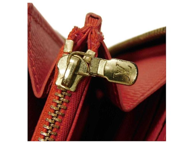 Portafoglio Zippy Louis Vuitton in Cerise e Brown Marrone Fuschia - vista 16