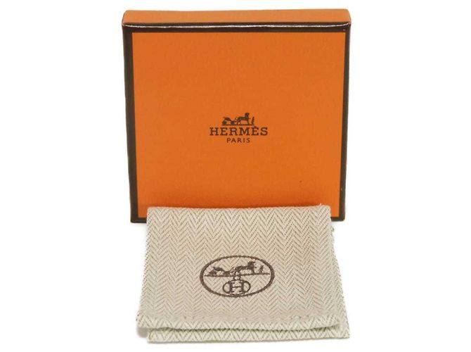 Hermès Pulsera Charm As de Coeur Hermes Castaño Dorado - vista 13