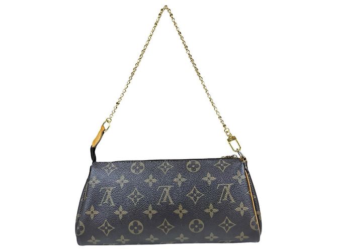 Borsa a Spalla Louis Vuitton Eva Monogram Marrone Monogramma - vista 3