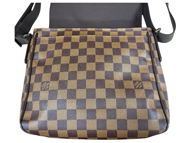 Borsa a Spalla Louis Vuitton District PM Damier Marrone - vista 11