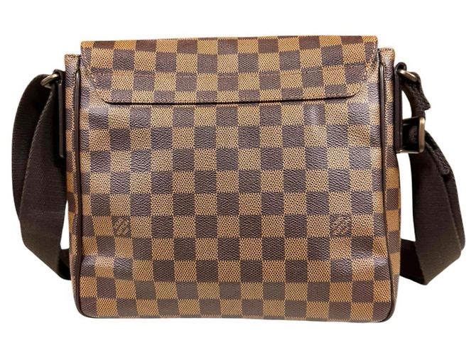 Borsa a Spalla Louis Vuitton District PM Damier Marrone - vista 3