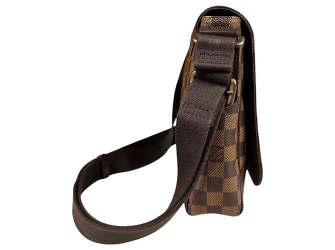 Borsa a Spalla Louis Vuitton District PM Damier Marrone - vista 4