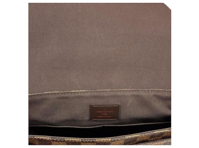 Borsa a Spalla Louis Vuitton District PM Damier Marrone - vista 7