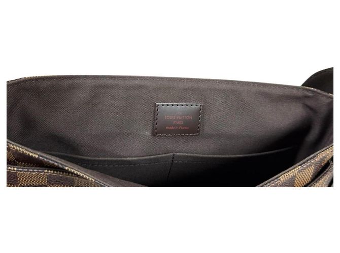 Borsa a Spalla Louis Vuitton District PM Damier Marrone - vista 8