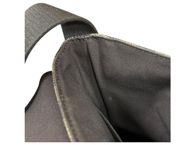 Borsa a Spalla Louis Vuitton District PM Damier Marrone - vista 9