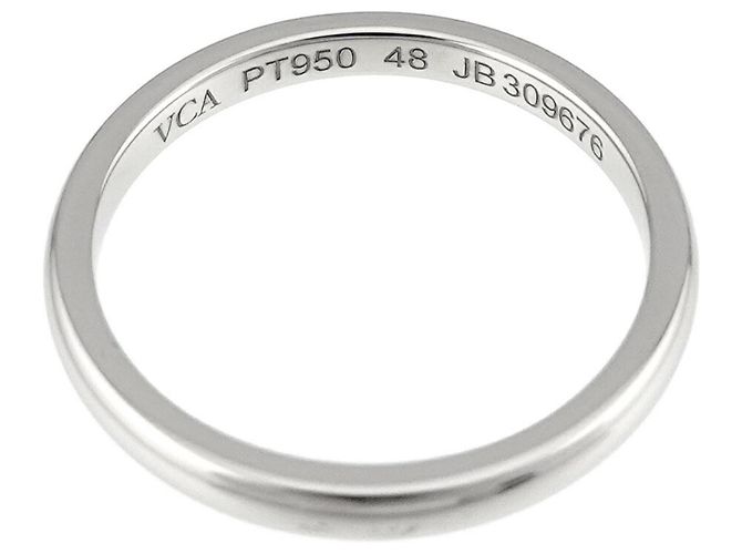 Anello Tendrement Platinum Van Cleef & Arpels - vista 3