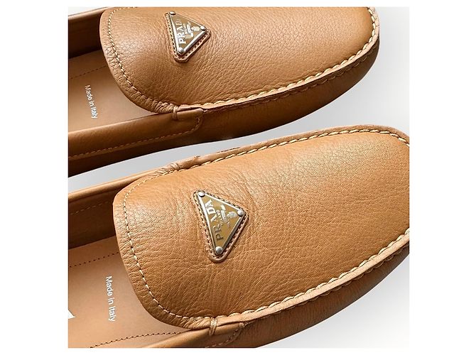 Prada Mocassini in pelle marrone - vista 14