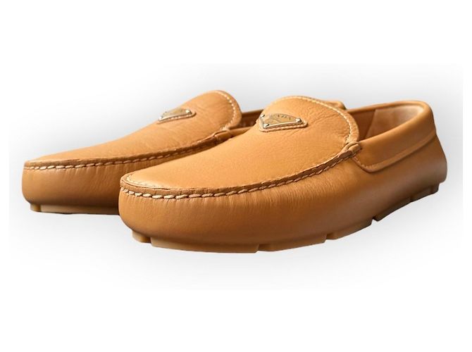 Prada Mocassini in pelle marrone - vista 16