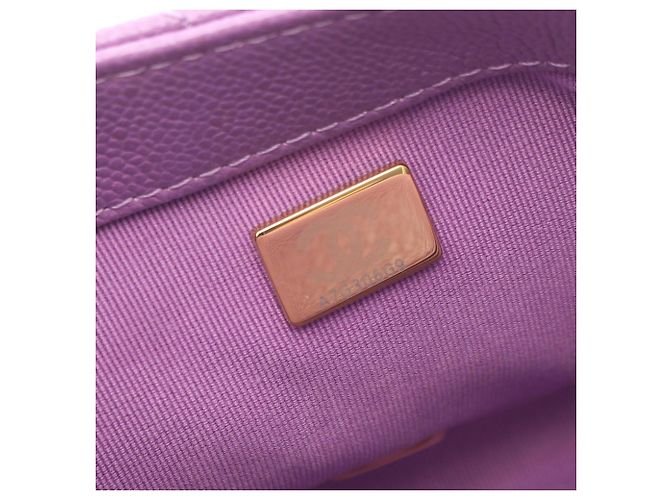 Borsa a Spalla Chanel Matelassé Small Flap Porpora - vista 5