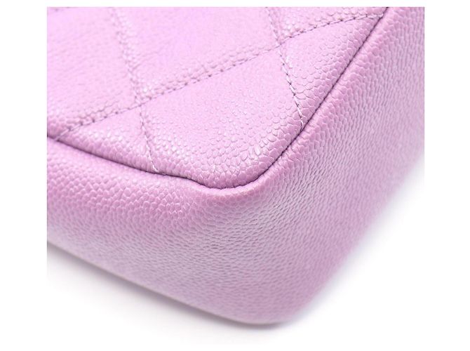 Borsa a Spalla Chanel Matelassé Small Flap Porpora - vista 6