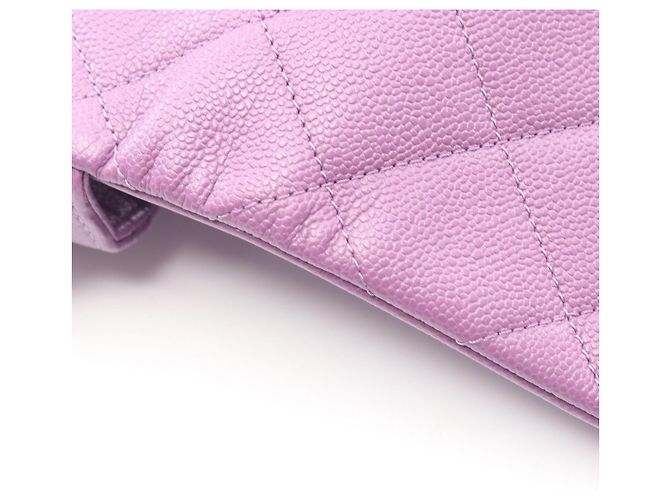 Borsa a Spalla Chanel Matelassé Small Flap Porpora - vista 7