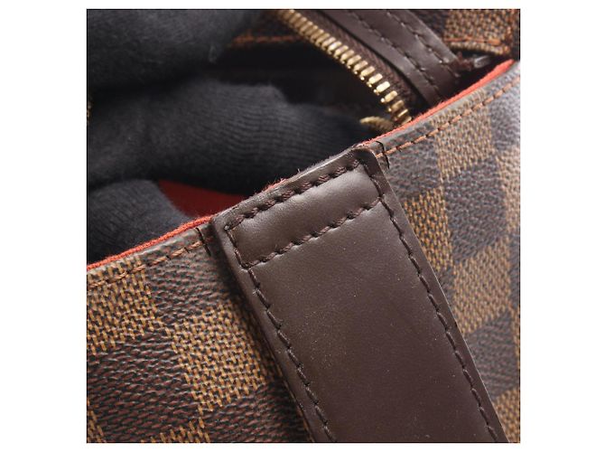 Borsa Tote Louis Vuitton Chelsea Marrone Damier ebene - vista 11