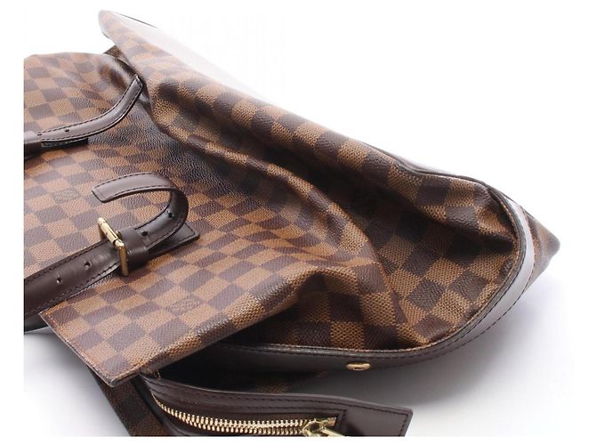 Borsa Tote Louis Vuitton Chelsea Marrone Damier ebene - vista 6