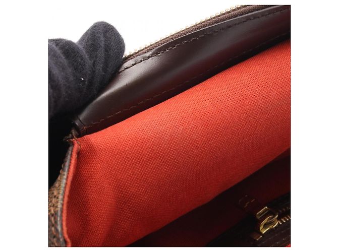 Borsa Tote Louis Vuitton Chelsea Marrone Damier ebene - vista 8