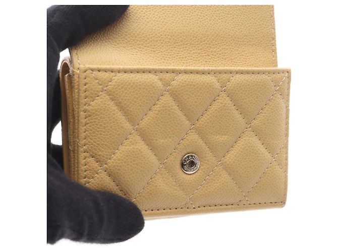 Cartera tríptico Chanel Classic Small Flap Beige - vista 10
