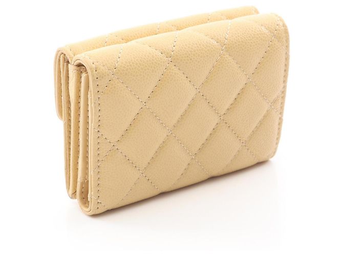 Cartera tríptico Chanel Classic Small Flap Beige - vista 2