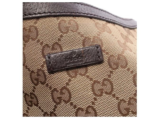 Borsa a Spalla Gucci GG Canvas Marrone Beige - vista 8